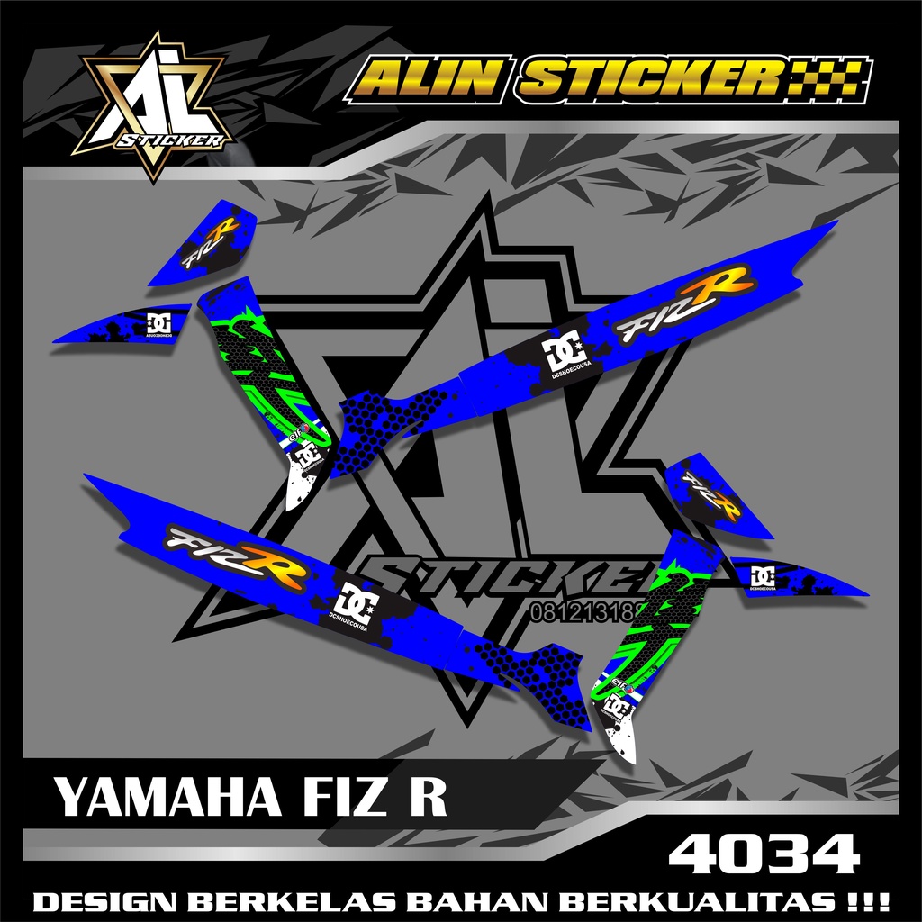 Jual 4034 STICKER STRIPING YAMAHA FIZ R SEMI FULL | Shopee Indonesia