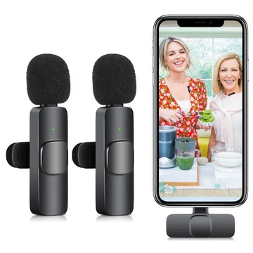 Microphone Wireless K9 For Android Type C Dan Type Ip Lightning Type C
