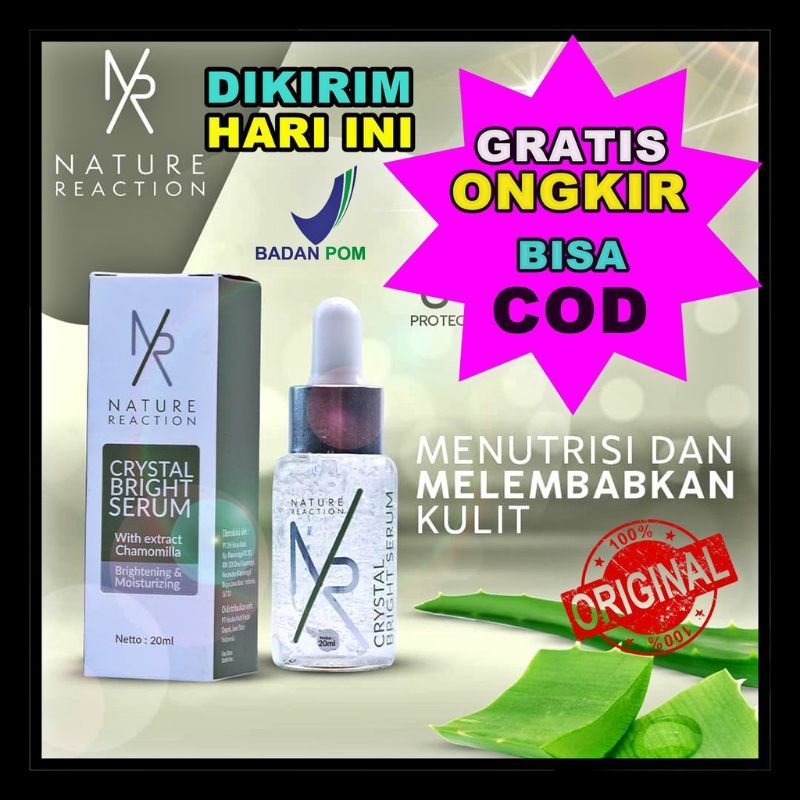 Jual COD Serum Wajah NR Crystal Bright Serum Penghilang Flek Hitam Di ...