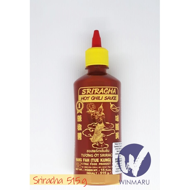 Jual Sri Racha - Nang Fah Sriracha Hot Chili Sauce 515g - Saos Thailand ...