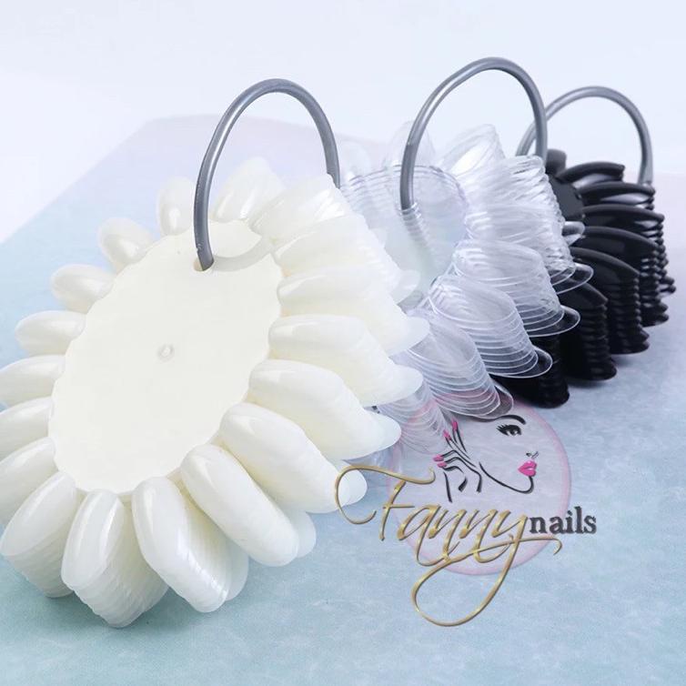 Jual BARU B865 Nail Wheel Color chart ring round / nail tip display ...