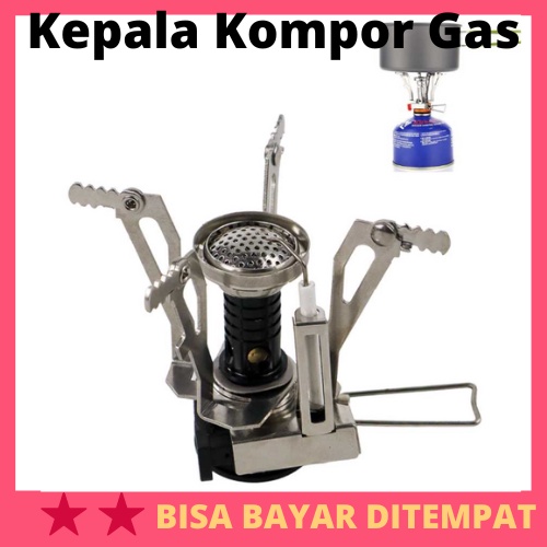 Jual Kepala Kompor Gas Lipat Mini Camping Stove / Kompor Gas Lipat