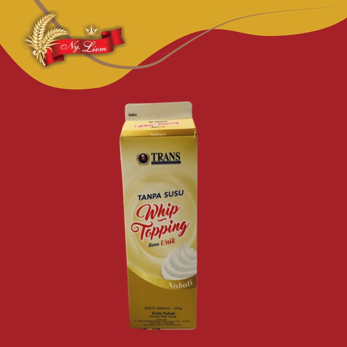 Jual TRANS / KFI Whip Topping / Whipping Cream Nabati GOLD 1kg (GRAB