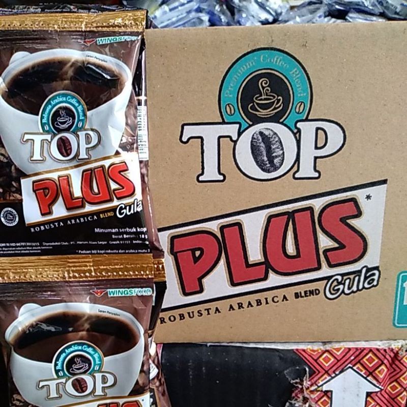 Jual 1 dus PROMO TERMURAH TOP PLUS KOPI Plus Gula Atau ABC PLUS gula 1