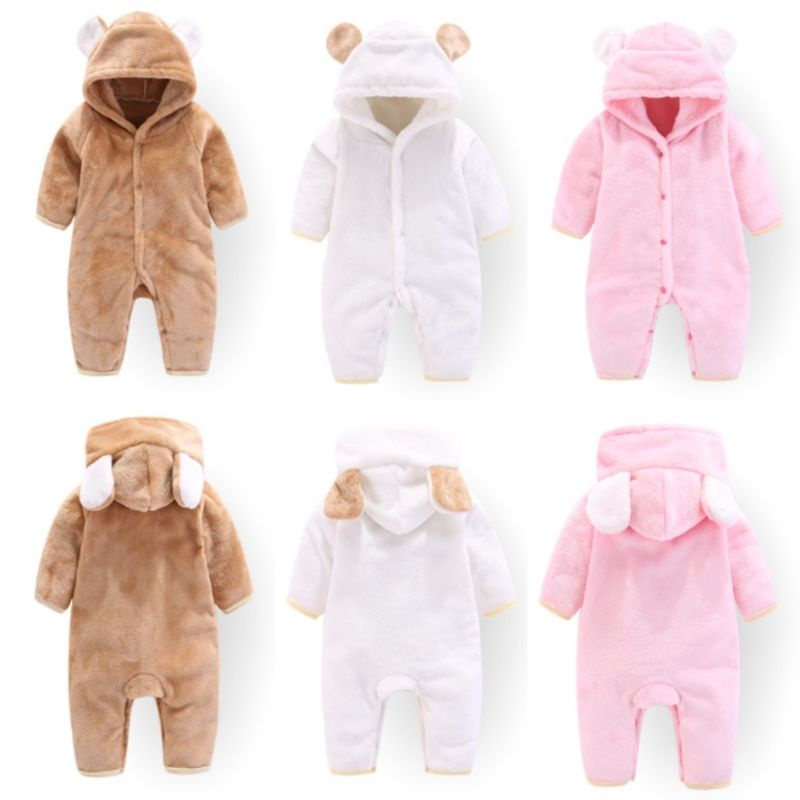 Jual ROMPER BAYI BERUANG MODEL KAKI TERBUKA BABY BEAR ONESIE KOSTUM ...