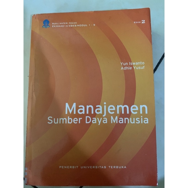 Jual Manajemen Sumber Daya Manusia Edisi 2 (Buku Materi Pokok UT ...