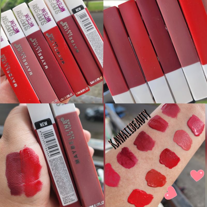 Jual Bebas Pilih Warna Maybeline Ink Barcode Lipcream Shopee