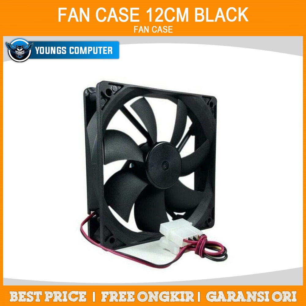 Jual FAN CASE 12CM BLACK - KIPAS CASING PC HITAM TRAY | Shopee Indonesia