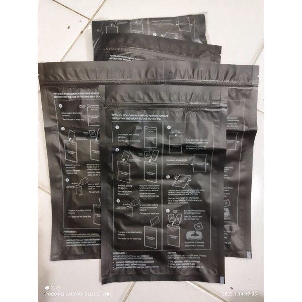Jual KANTONG PEMANAS RANSUM TNI NARAGA/ HEATERBAG TAMPA API | Shopee ...