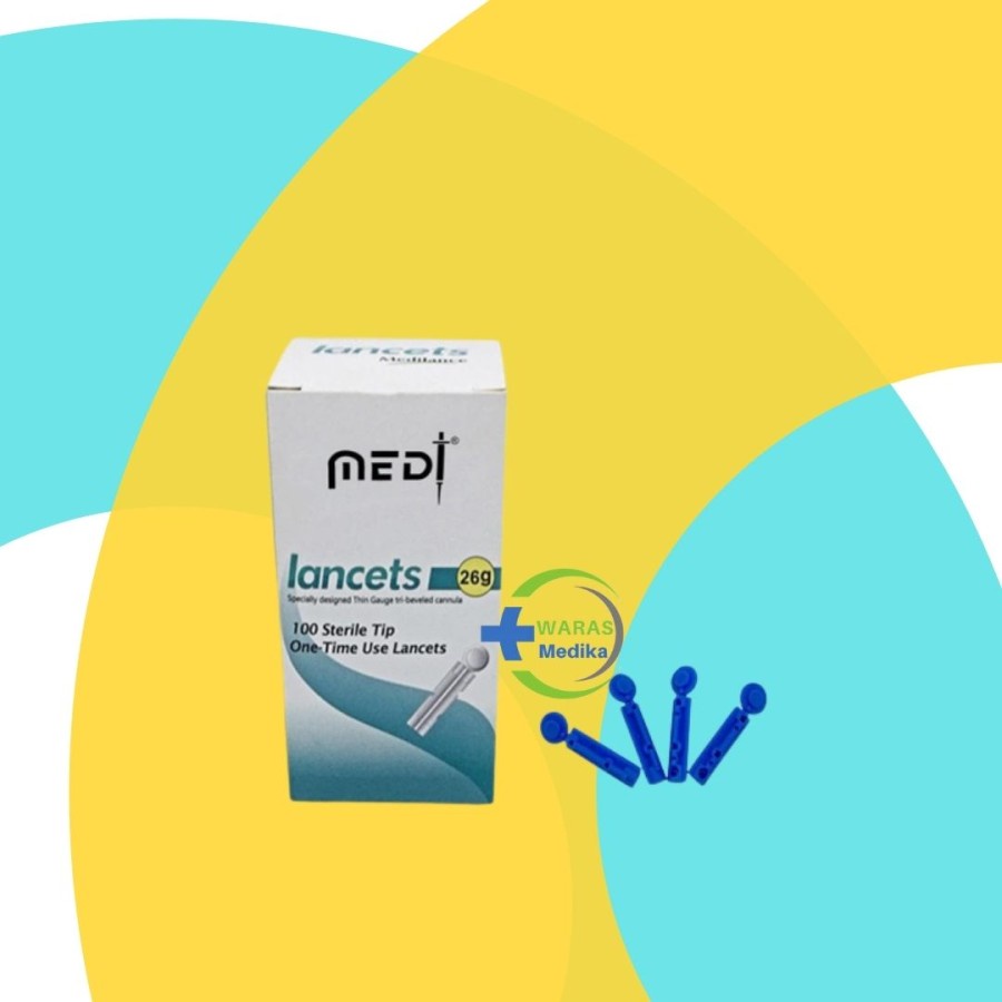 Jual Lancet medilance 21 g / Jarum bekam medilance / med lancet 21 g ...