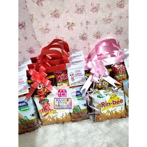 Jual Paket Snack Rinbee || Mini snack hemat || Paket snack murmer ...