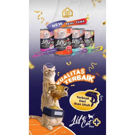 Jual Life Cat Plus Gr Kaleng Makanan Kucing Basah Cat Wet Food Shopee Indonesia