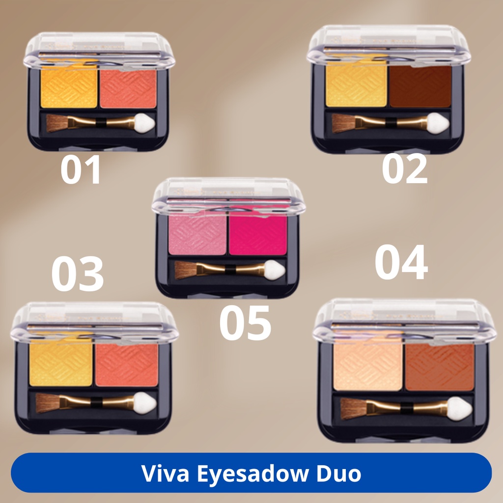 Jual Viva Eyeshadow Duo 2.3gr Eyeshadow Cream Shopee Indonesia
