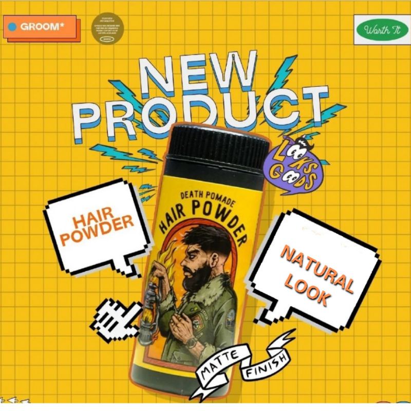 Jual Death Pomade Hair Powder Shopee Indonesia