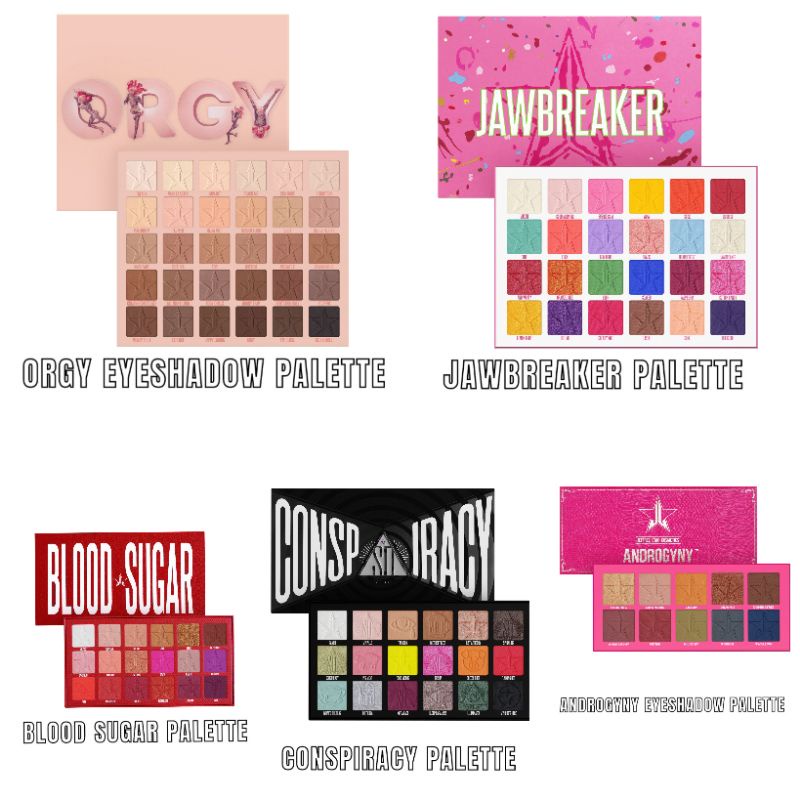 Jual Jeffree Star Eyeshadow Palette Shopee Indonesia