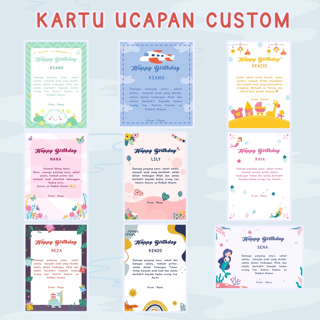 Jual Kartu Ucapan (Greeting card, Blank Card) | Shopee Indonesia