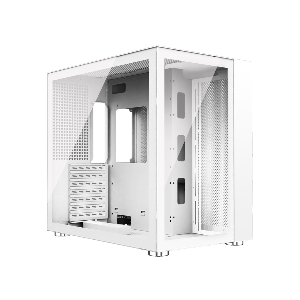 Jual CASING VENOMRX DAEMON BLACK / WHITE | Tempered Glass ATX Gaming ...