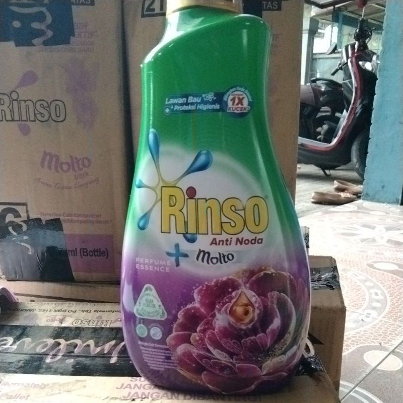 Jual Rinso Anti Noda Molto Perpum Essence Deterjen Cair Botol 1 Liter