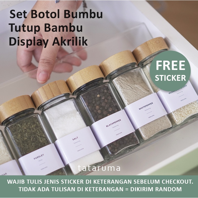 Jual KUBIBIX TATARUMA ATOME BAMBU ROUND SEKAI BUNDLING - ALAS DISPLAY 6 ...