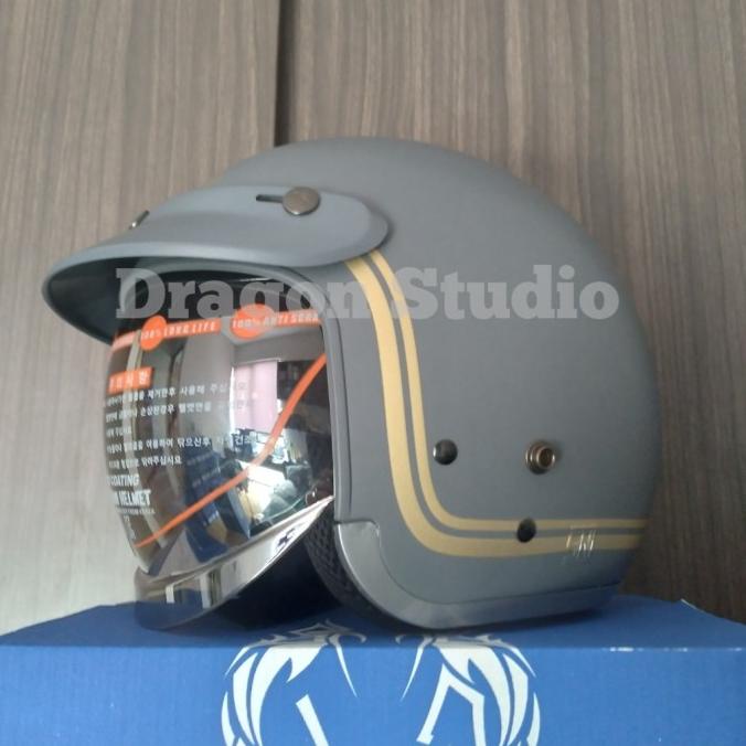 Jual HELM RETRO INJAK NEW (GLOSSY) | Shopee Indonesia