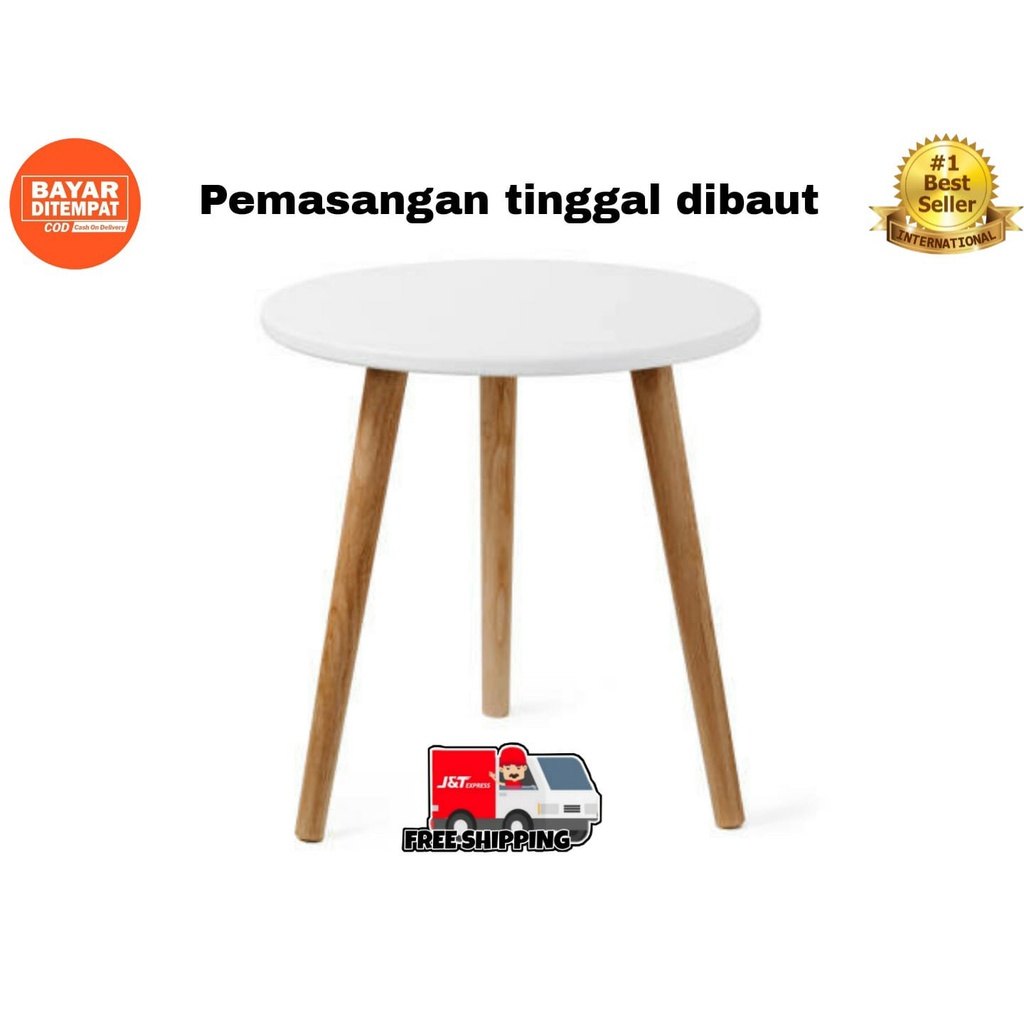 Jual PROMO MEJA BULAT MINIMALIS & ESTETIK/ MEJA BUNDAR SUDUT RUANG TAMU ...