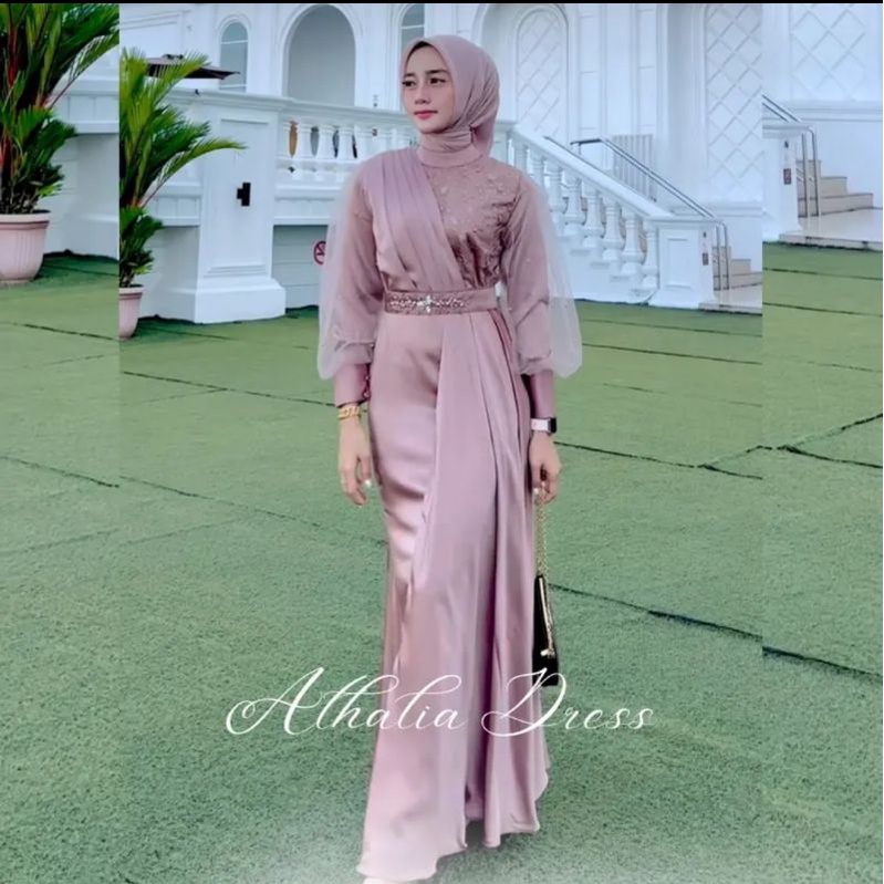 Jual Baju Bridesmaid Model Gamis Brokat Terbaru 2025 Terlengkap