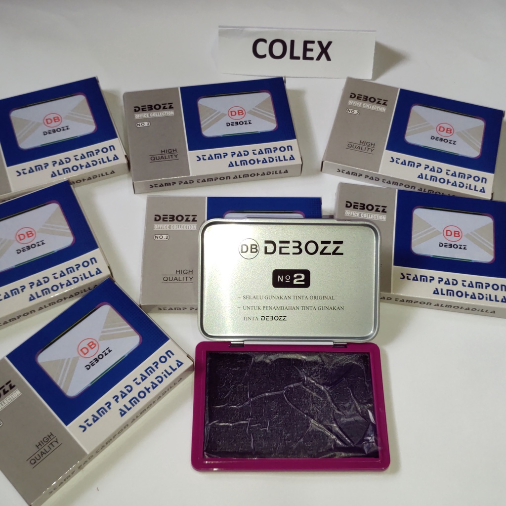 Jual Stamp Pad / Bantalan Stempel Dengan Tinta Ukuran No 2 Besar Deboz
