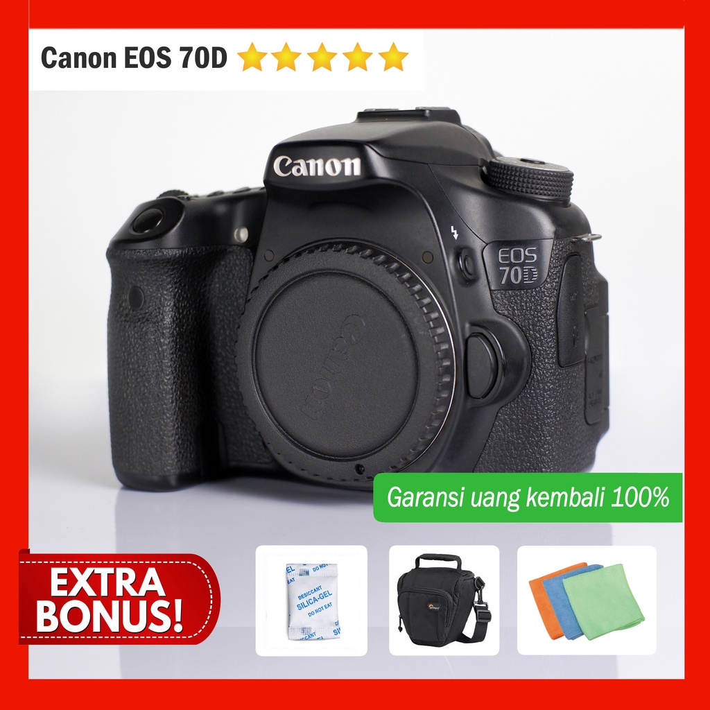 Jual Canon EOS 70D Kamera DSLR Profesional Shopee Indonesia