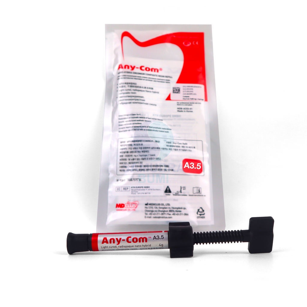 Jual ANY COM Composite Anycom Tambal Gigi dan Veneer Putih | Shopee ...