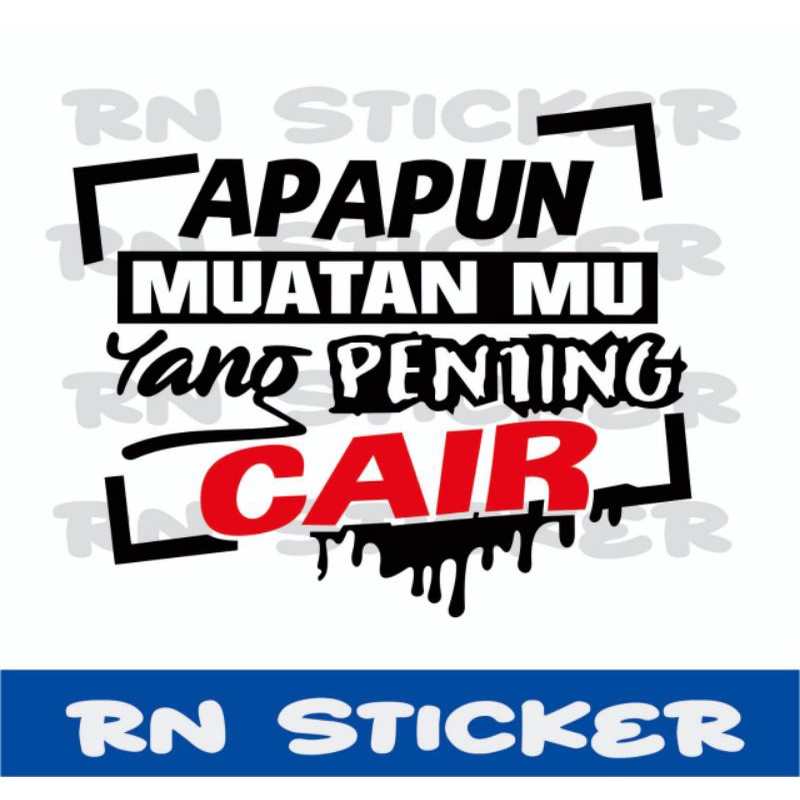 Jual Stiker Mobil Sticker Cutting Kata Kata Buat Bak Truck Pick Up Kaca Samping Canter Truck 4072