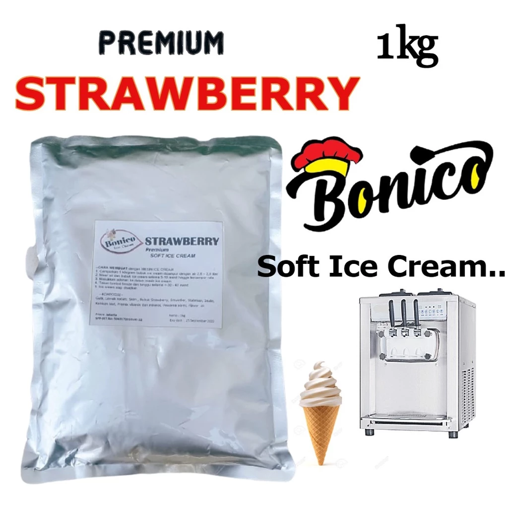 Premium Strawberry ice cream Powder