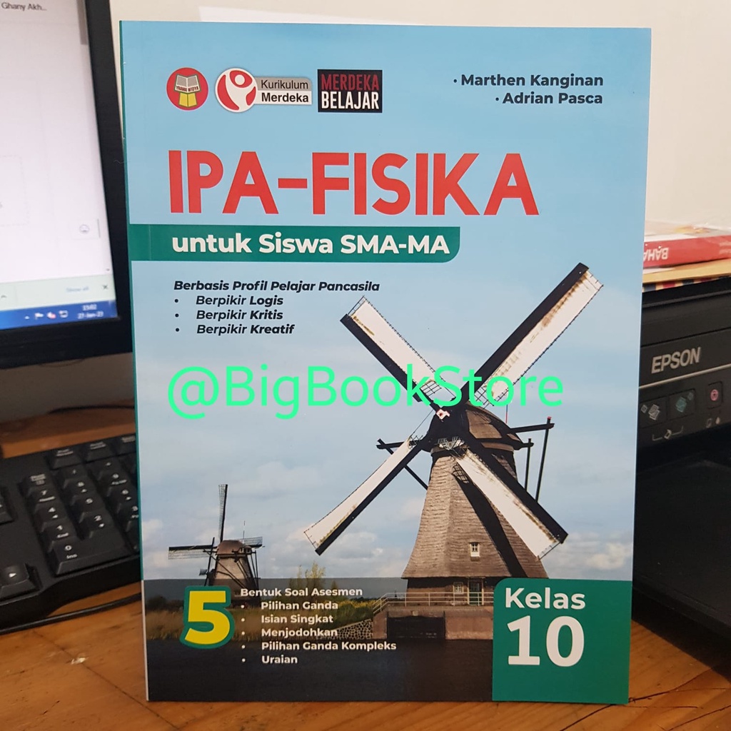 Jual BUKU IPA - FISIKA SMA-MA KELAS 10 (KURIKULUM MERDEKA) - YRAMA ...