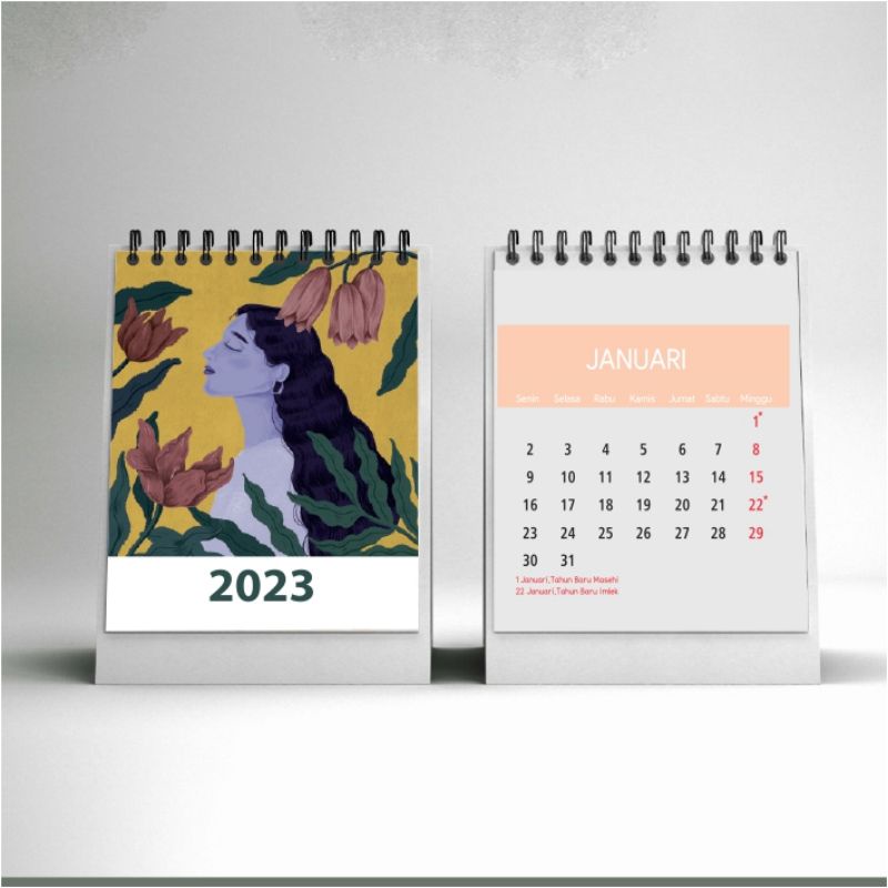 Jual KALENDER 2023 MINI KALENDER MEJA MINI KALENDER MEJA ESTETIK ...