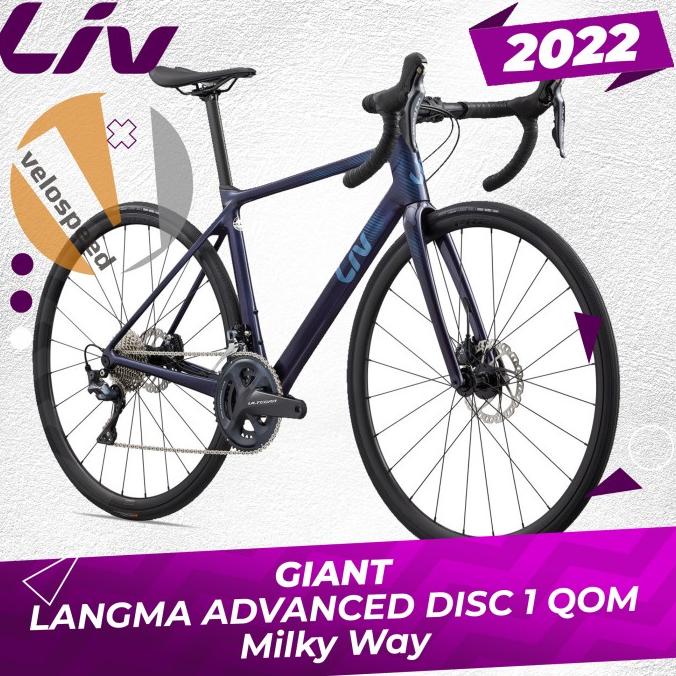 Jual LIV GIANT LANGMA ADVANCED DISC 1 QOM Milky Way - Liv Women Bike ...