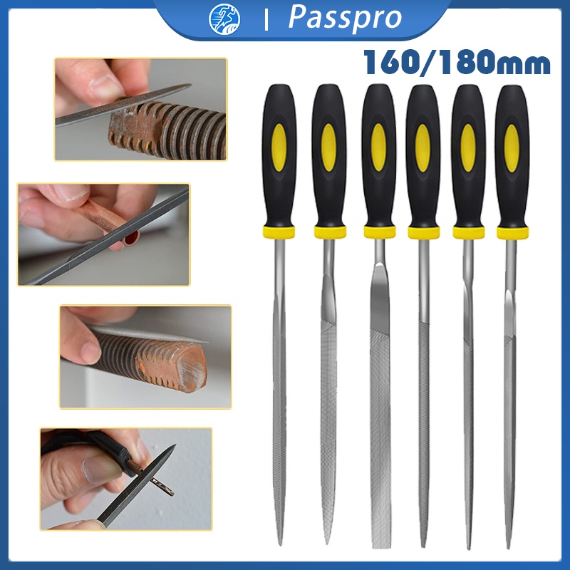 Jual 6pcs Kikir Besi Gepeng 160mm 180mm Half Round Fitter File Set ...