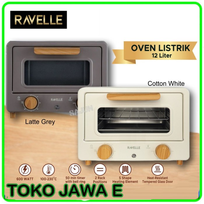 Jual Ravelle Oven Listrik Toaster Mini Korean Design Liter Shopee Indonesia