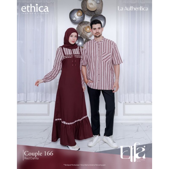 Jual Ethica Elfa Couple Red Dahlia Kahfi Ayumi Shopee