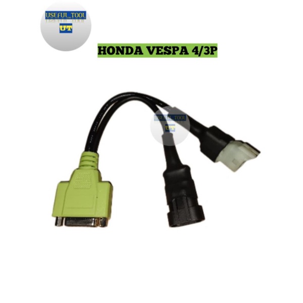 Jual Kabel Scanner For Dlc Vespa Matic & Honda 4P | Shopee Indonesia