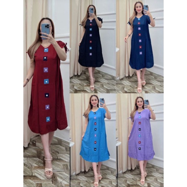 Jual Daster Andin kancing depan busui friendly | Shopee Indonesia