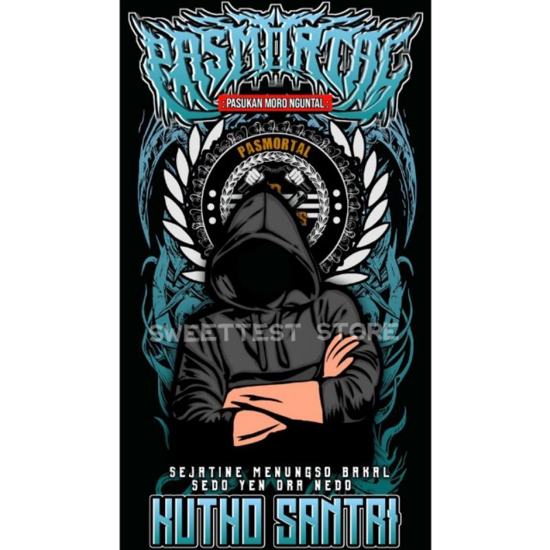 Jual BENDERA PASMORTAL FULL PRINTING | Shopee Indonesia