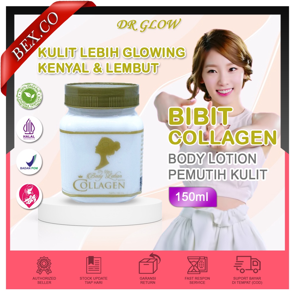 Jual [cod] Colagen Body Lotion Bibit Collagen Cream Pemutih Wajah