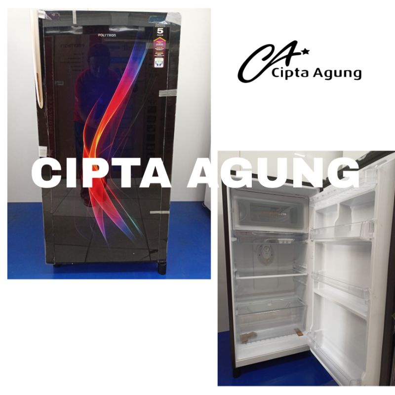 Jual Kulkas 1 Pintu Belleza Varia 160 Liter Polytron Pra 16 Pax Bdg