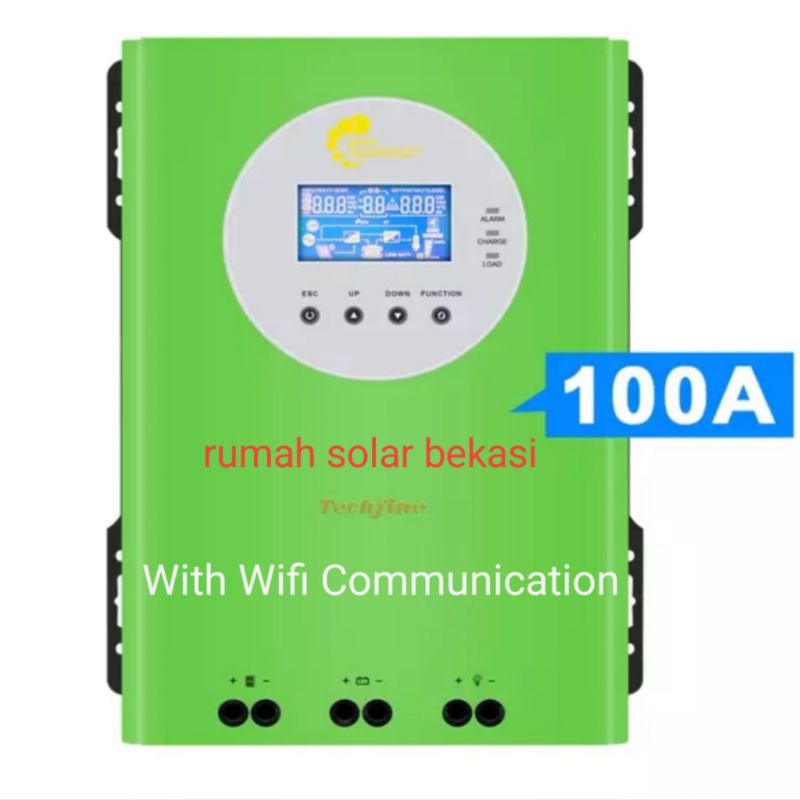 Jual Solar Charge Controller SCC MPPT 100A Techfine 12V/24V/48V with ...