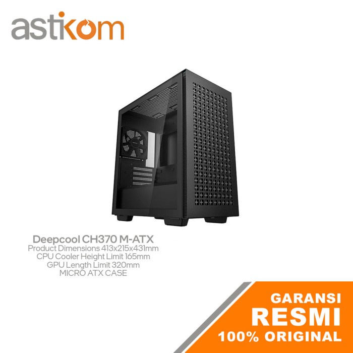 Jual Casing PC Deepcool CH370 M-ATX | Shopee Indonesia