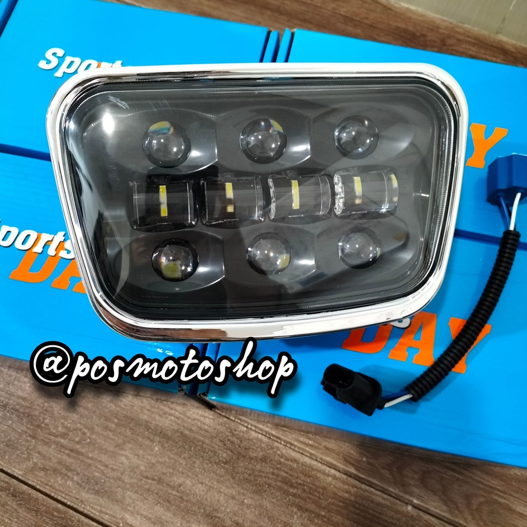 Jual lampu daymaker RX KING NEW | oval | full set | komplit tinggal ...