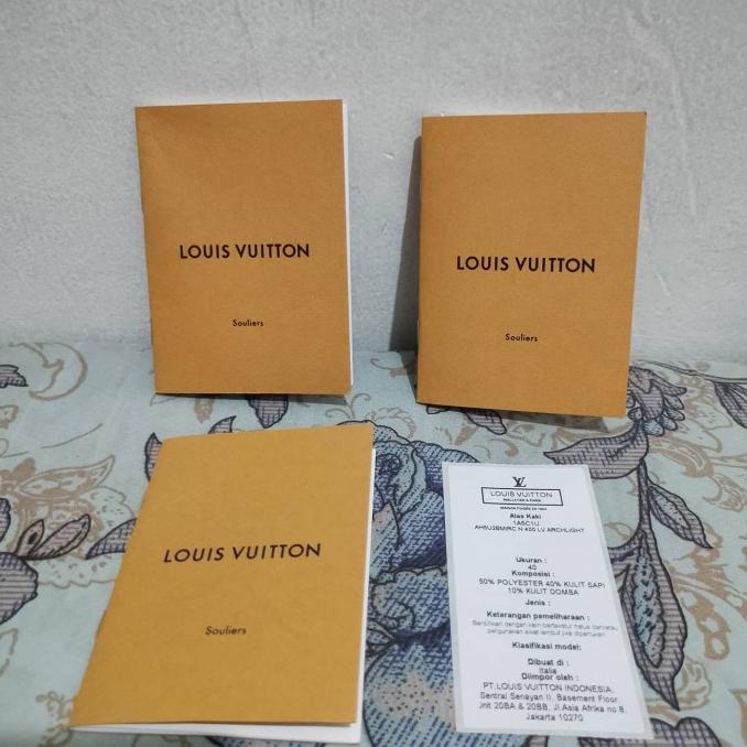 Jual Receipt Lv Booklet Lv Envelope Lv Receipt Louis Vuitton Shopee Indonesia 5301