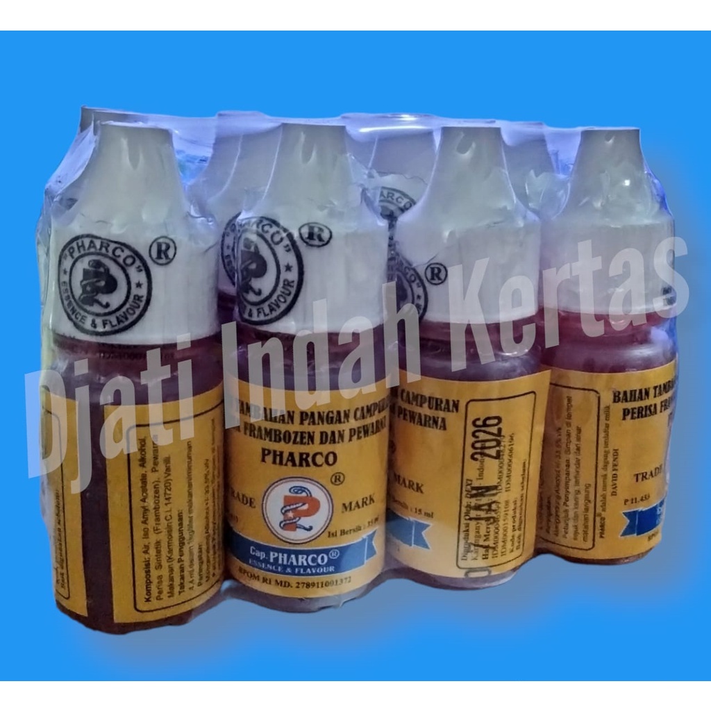 Jual Perisa & Pewarna Makanan Pharco Rasa Frambozen isi 12 botol ...