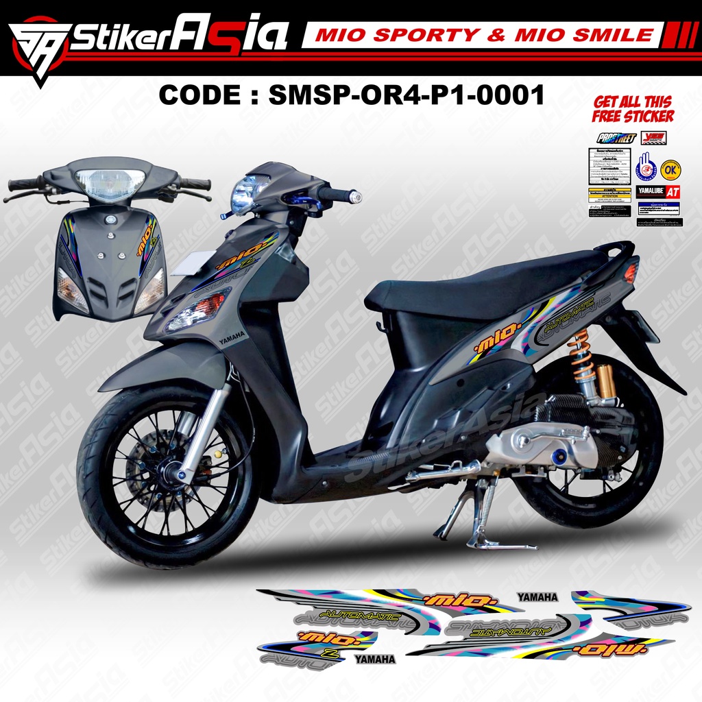 Jual STRIPING MIO SPORTY / STIKER MIO / STICKER MIO SMILE / DECAL MIO