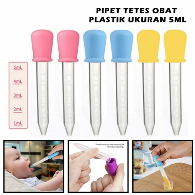 Jual MEDICINE FEEDER PIPET TETES OBAT BAYI PIPET UKURAN 5ML BA