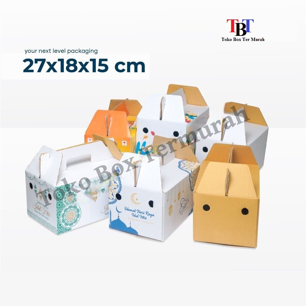 Jual Box 27x18x15cm (Jinjing) tenteng/Kardus/Polos/buah/hampers/parcel ...